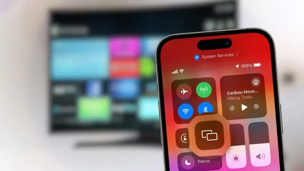 AirPlay beállítása iphone