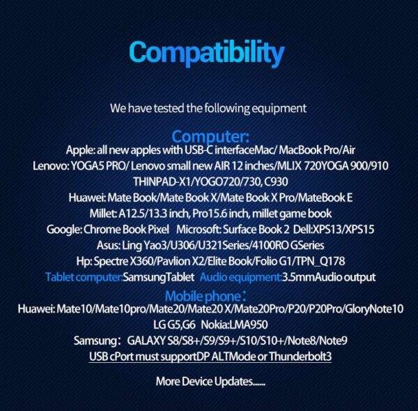 USB-C Adapter 7 in 1 | Mac és Windows kompatibilis | Alu ház | M1 kompatibilis - Image 2