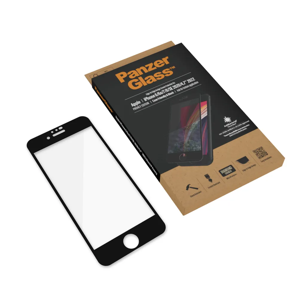 Macszerez - Panzer Glass iPhone 6, 6s, 7, 8, SE Screen Protector
