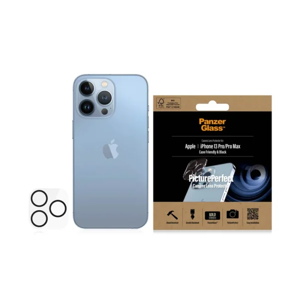 PanzerGlass Apple iPhone 13 Pro / 13 Pro Max Kamera lencsevédő Üvegfólia - Image 4