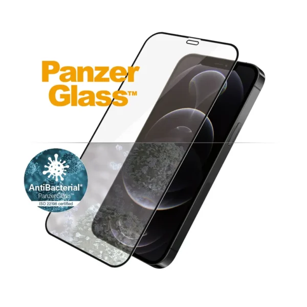 PanzerGlass Edge-to-Edge Antibacterial Apple iPhone 12/ iPhone 12 Pro üvegfólia - fekete - Image 6