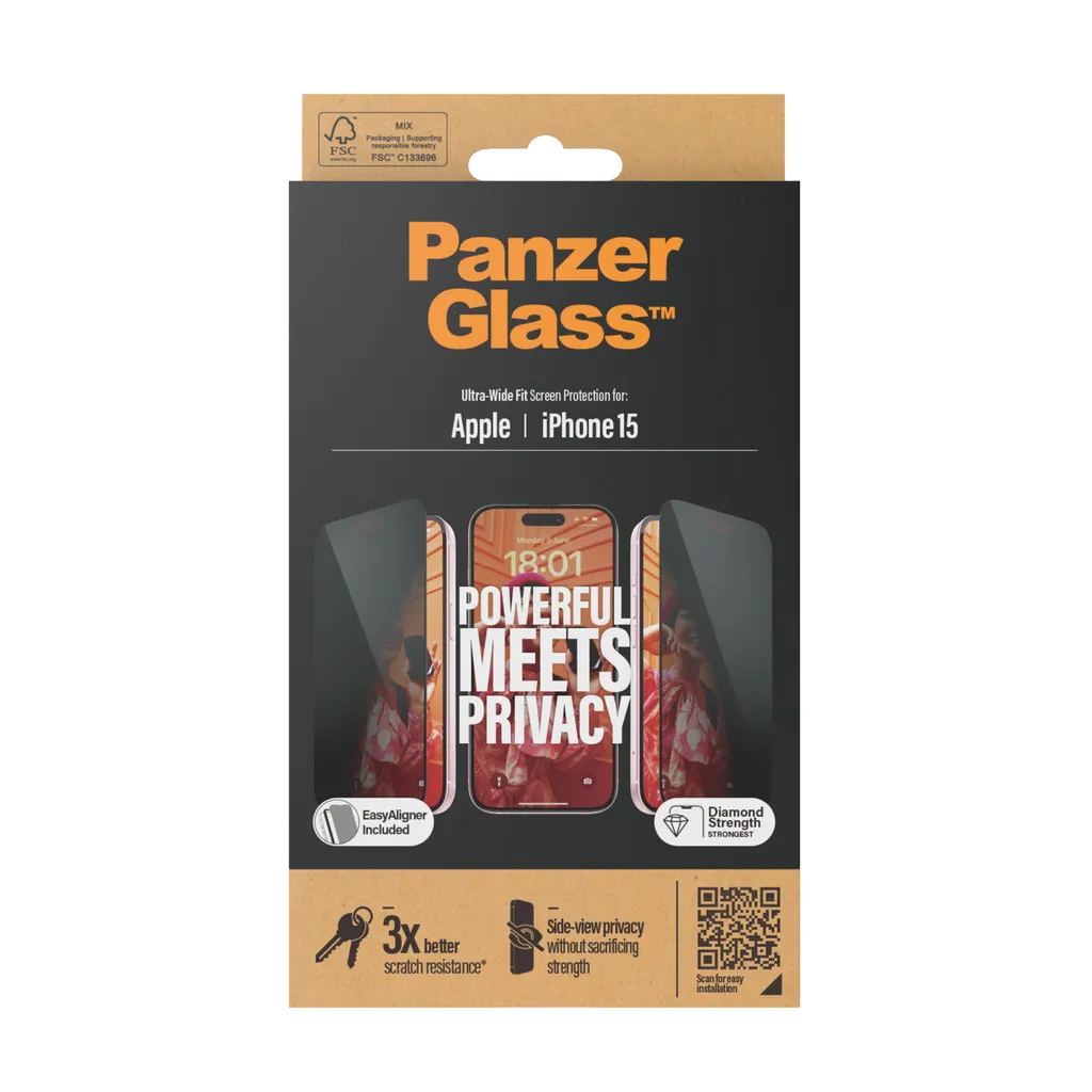 panzer glass iphone 15 privacy screen protector3