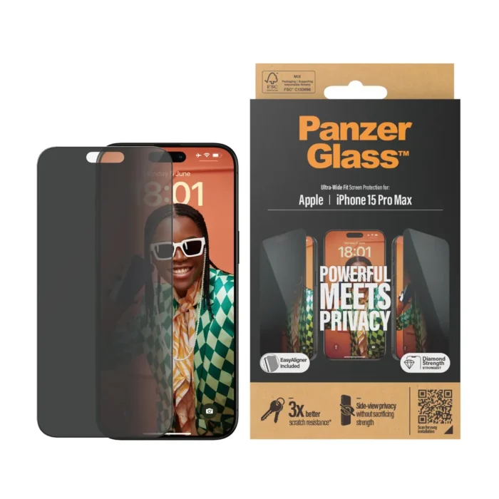 panzer glass iphone 15 pro max privacy screen protector2