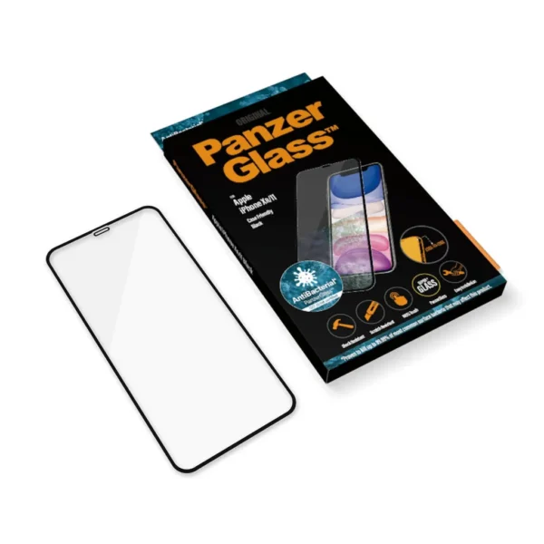 PanzerGlass Apple iPhone XR / 11 üvegfólia - fekete - Image 3