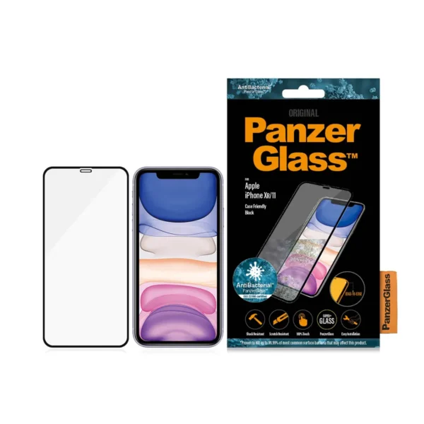 PanzerGlass Apple iPhone XR / 11 üvegfólia - fekete