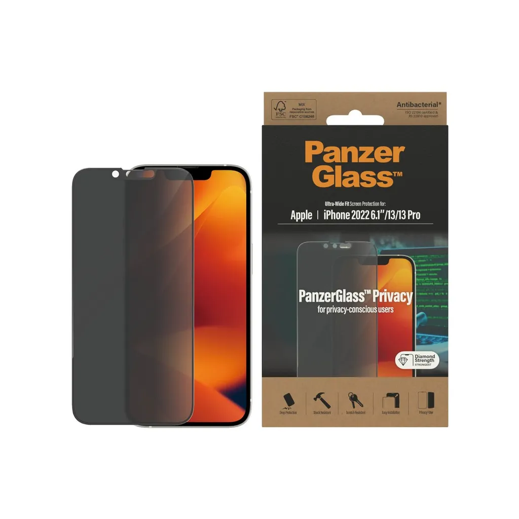 panzerGlass iphone 13 13 pro 14 privacy screen protector3