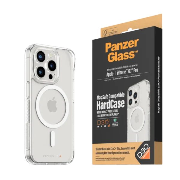 PanzerGlass HardCase MagSafe Apple iPhone 15 Pro tok D3O védőréteggel